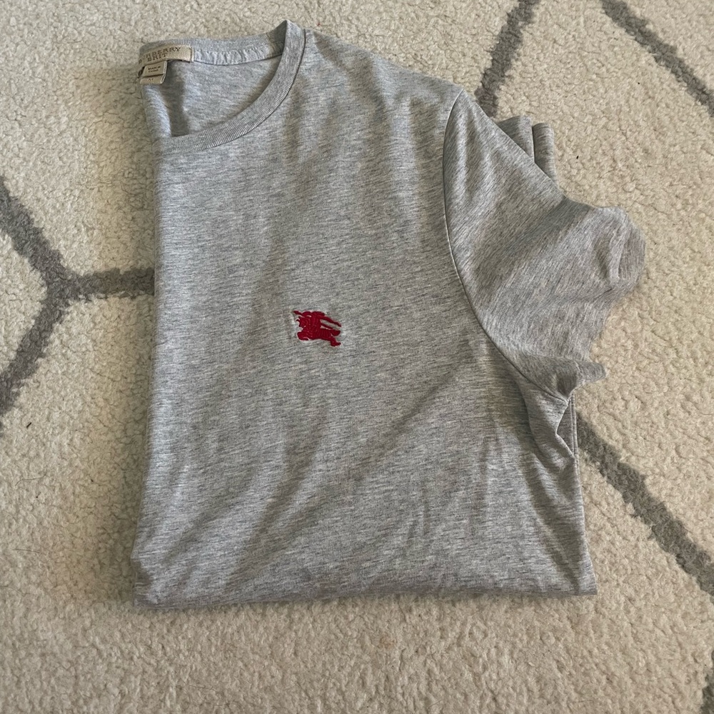 Burberry Brit Tshirt, Gray Medium
